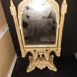 Antique Gothic Mirror 