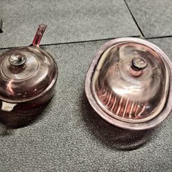 Vintage Corning Visions Glass Cookware 