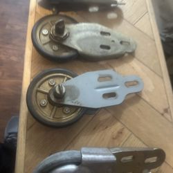 Vintage Heavy Duty, Rolling Ladder Wheels $30 For 4