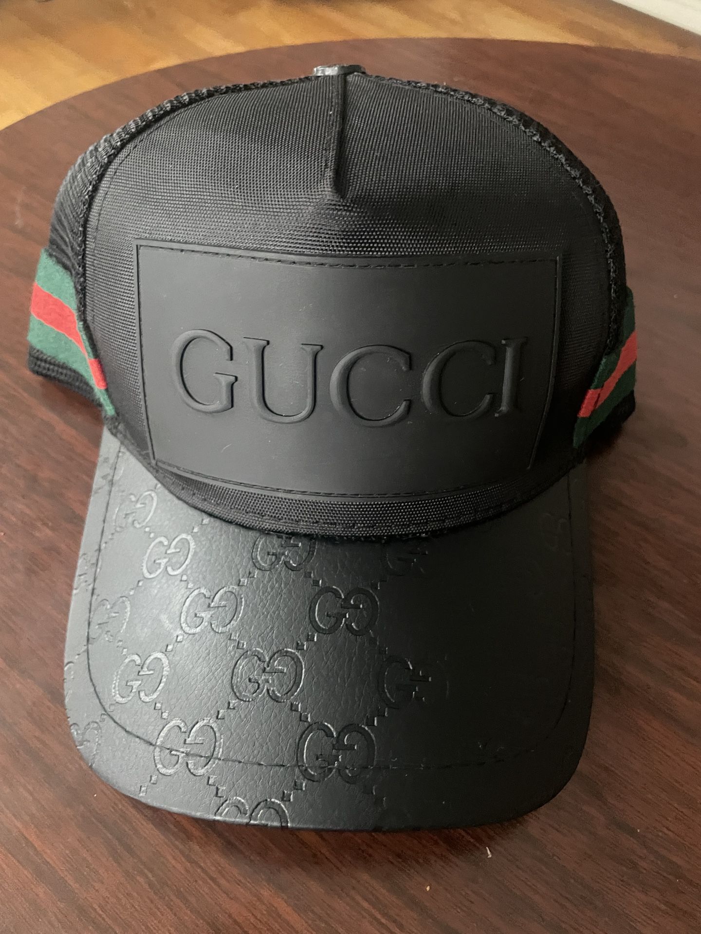 Leather Authentic Gucci hat