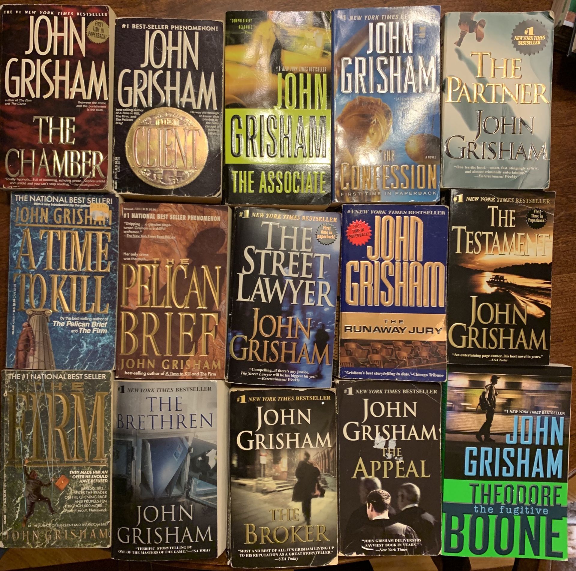 John Grisham novels