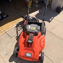 FREE Lawnmower, Antique Dresser and Modern Area Rug