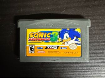 Sonic 3 Advance Gameboy Advance