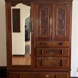 Mahogany Wood Armoir