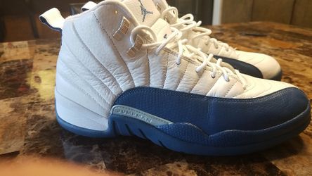 Retro 12 blue french size 9 1/2