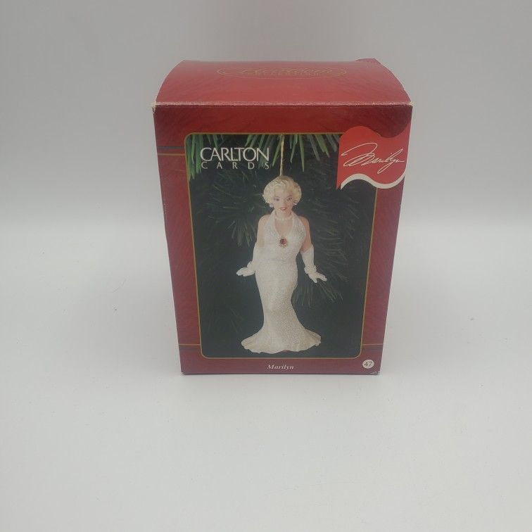 Marylin Monroe Christmas Ornament Carlton Cards