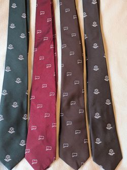 5. Excellent Condition Vintage State of Connecticut  Necktie each $10 or 5 for $25