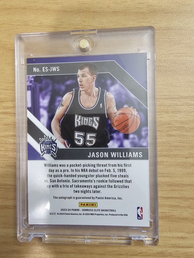ジェイソン ウィリアムス Jason Williams Auto サイン Jason Williams Auto (06/10)