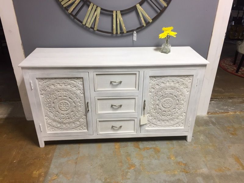 Home Decorators Collection Chennai 3-Drawer Dresser - White Washed