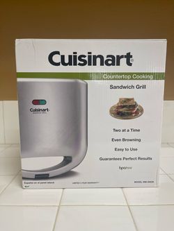 Cuisinart Sandwich Grill Model WM-SW2N