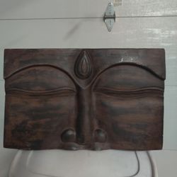 Hand-carved Wooden Buddha Eyes