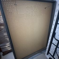Double Sided Pegboard Retail Display 