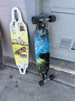 Drop in trucks sector 9 complete skateboard longboard plus extra deck
