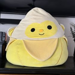Squishmallows Original 24-Inch Pierogi Banana Monkey - Official Jazwares Plush (Jumbo)