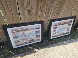 Mexico Maps in Frames 2 total one price