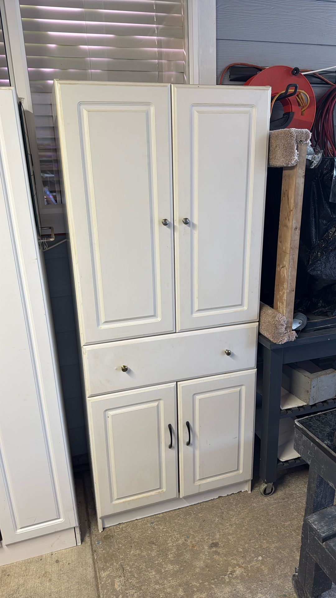 White Cabinet Drawer