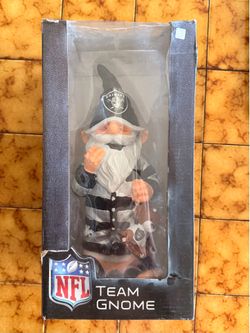 Official NFL Raiders Team Gnome