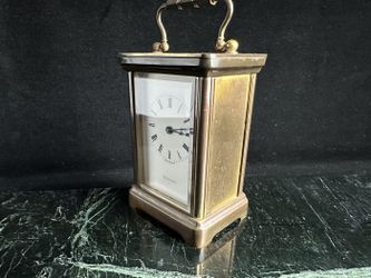 Tiffany & Co. Brass Carriage Clock