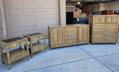 Mid Century Dresser Set