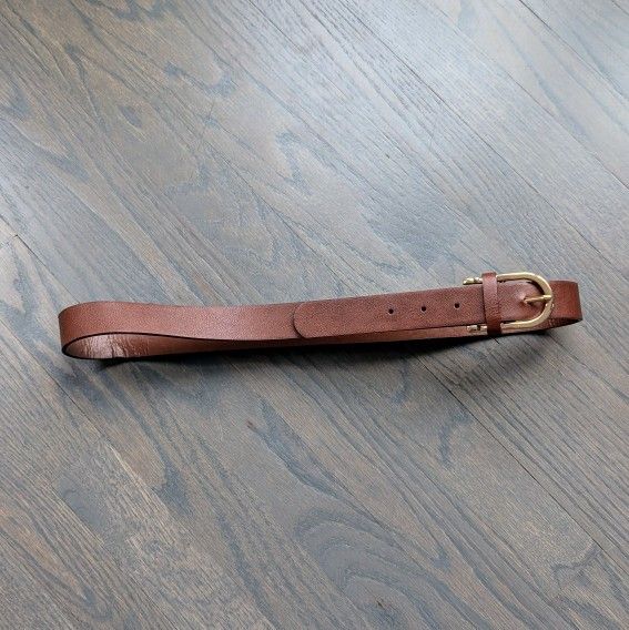 Forever 21 Women's Belt - Brown/Gold, M/L, 42 Inch