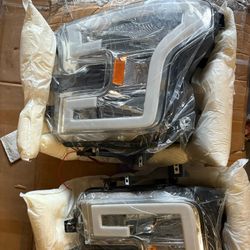 15-17 f150 led strip headlight new