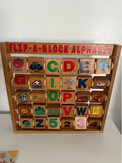 Flip block Alphabet
