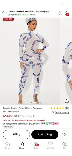 Tequila please costume ! Size S/M & M/L & L/X available