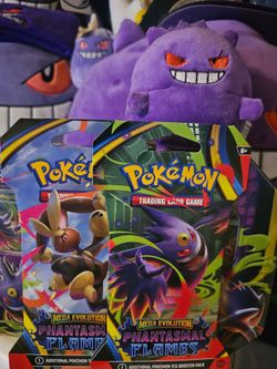 $12 each Pokemon Phantasmal Flames sleeved booster packs