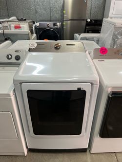 White Samsung Electric Dryer