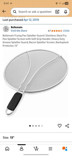 Bellemain Frying Pan Splatter Guard 13"