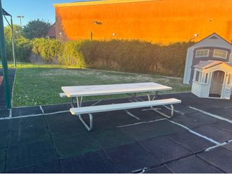 Large Outdoor Picnic Table