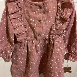 Pink Girl Dress Toddler 2t