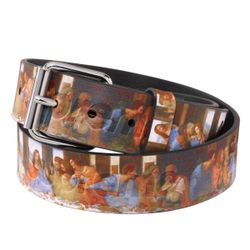 Supreme Last Supper Leather Belt Multicolor 