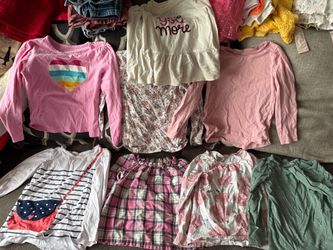 Girls long sleeve shirts 3-4 year olds