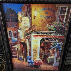 Auberge de Savoie Framed Art Print by Shvako