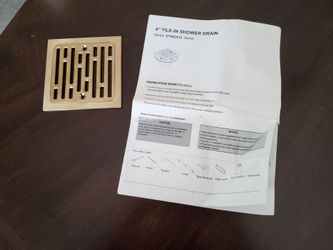 Tile-in Shower Drain