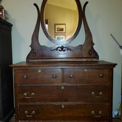 Antique Walnut Dresser