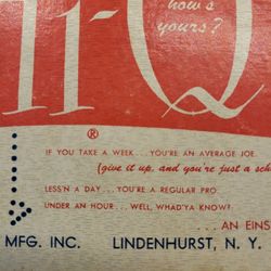 1960 HiQ Game 