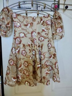 Off shoulder Jr Dress Large