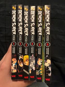 Demon Slayer Manga Volumes 1–6 Set