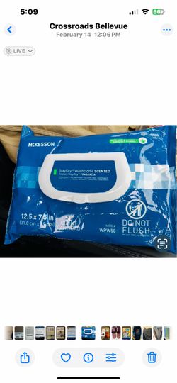 Set Off 10-boxes Brand New Selead Package Stay Dry" Disposable washcloths . Each box has 50p. Total 500