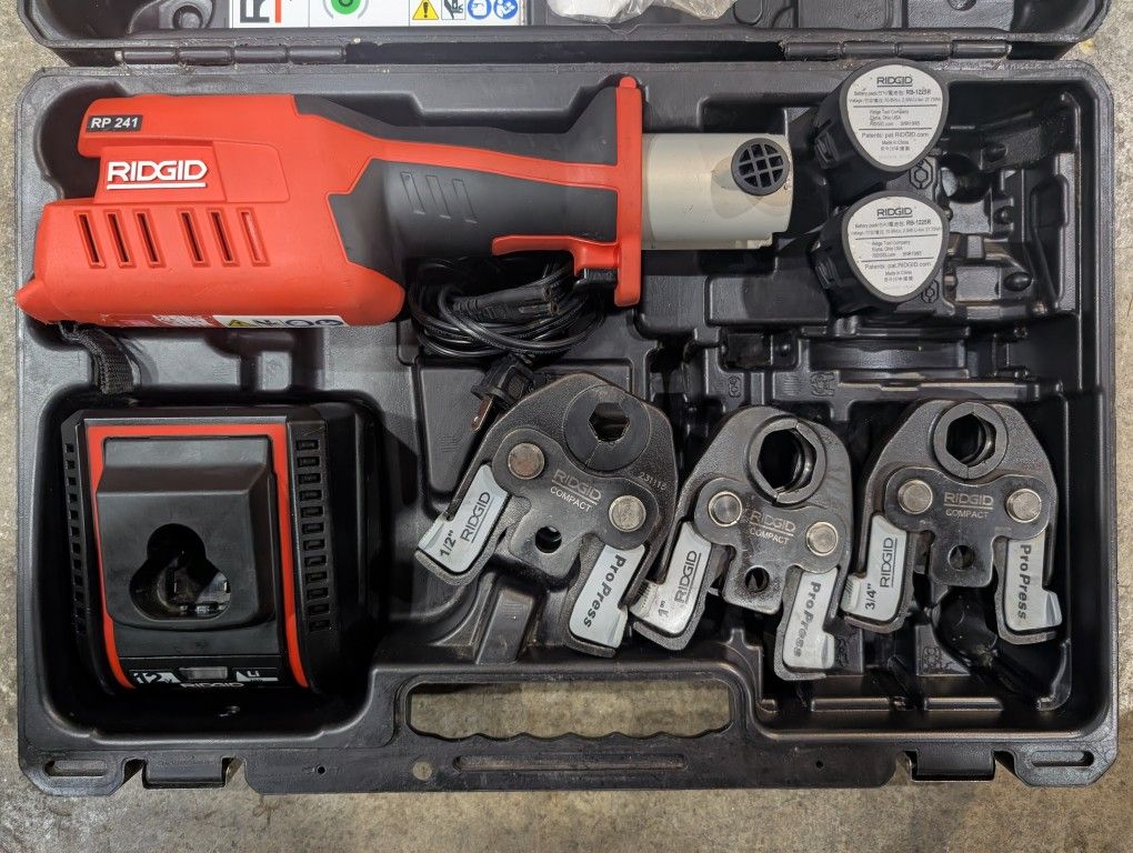 RP241 RP 241 Ridgid Propress 1/2”-1” Kit