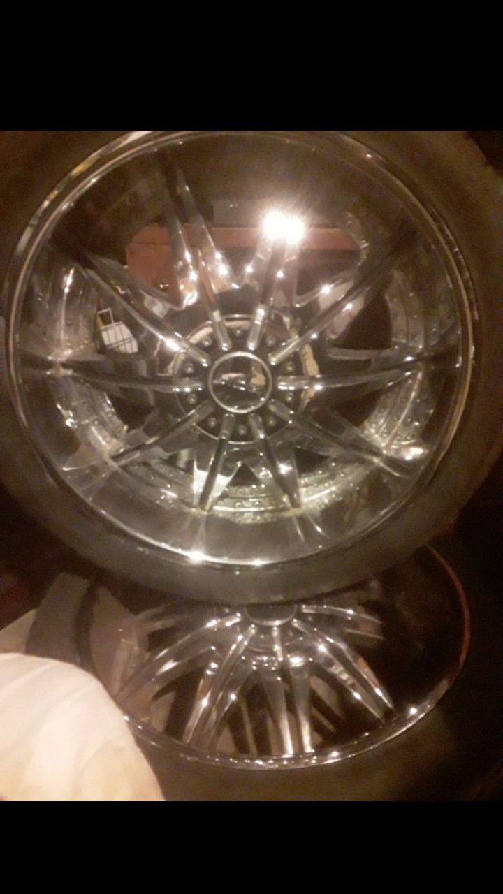 24 inch rims and tires