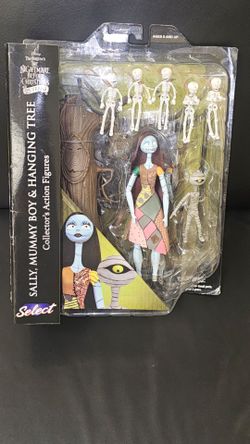 Diamond select The Nightmare Before Christmas Sally Mummy Boy Hanging Tree New!