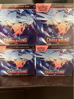 Pokemon Chaos Rising ETB all on hold *