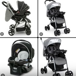 NEW! Jeep Stroller & Graco Snugride Lite Infant Car Seat Travel System