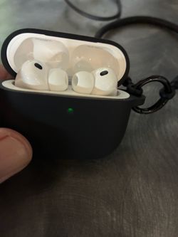 Apple AirPods Pro with Black Silicone Case