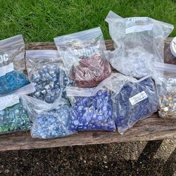 Glass marbles assorted colors For wedding or Home decor