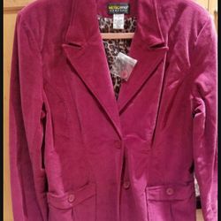 CORDUROY BLAZER SIZE 16 