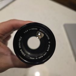 Sigma 135mm f/3.5 Mini Tele Lens (Vintage, Konica Mount)